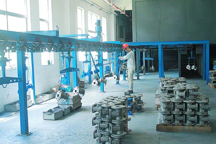 SuZhou YouWei Fluid Technology CO., LTD línea de producción del fabricante