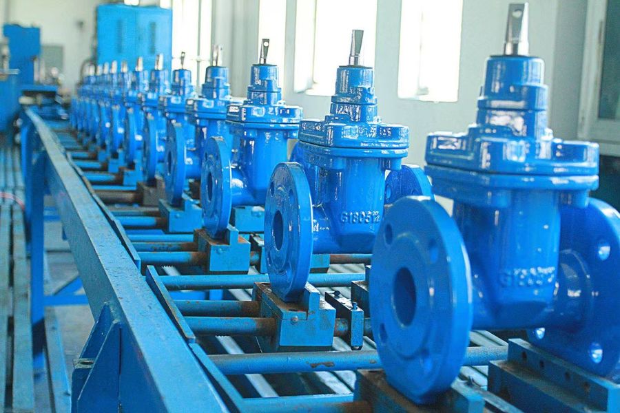 SuZhou YouWei Fluid Technology CO., LTD línea de producción del fabricante